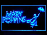 Mary Poppins 2 LED Neon Sign Electrical - Blue - TheLedHeroes