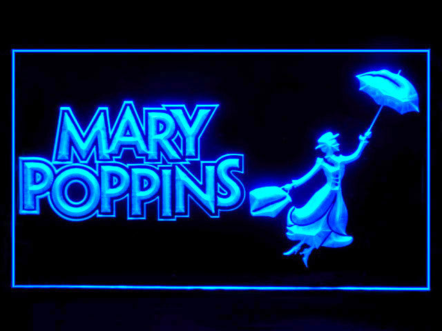 FREE Mary Poppins 2 LED Sign - Blue - TheLedHeroes