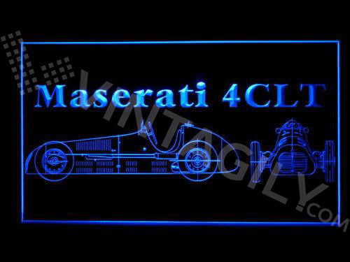 Maserati Led Sign FREE Maserati 4CLT LED Sign | The perfect gift for your room or cave