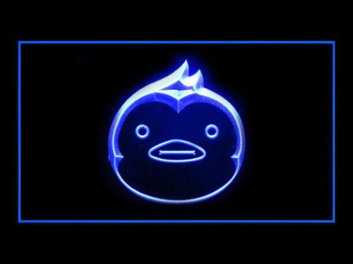 Mawaru Penguin Drum LED Neon Sign Electrical - Blue - TheLedHeroes