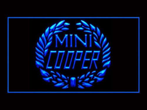 Mini Cooper LED Neon Sign USB - Blue - TheLedHeroes