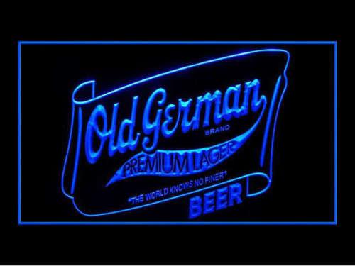 Old German LED Neon Sign USB - Blue - TheLedHeroes