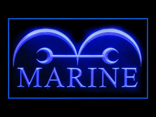 One Piece Marine LED Sign - Blue - TheLedHeroes