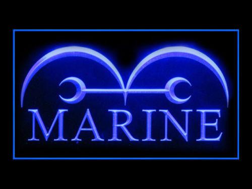 One Piece Marine LED Neon Sign Electrical - Blue - TheLedHeroes