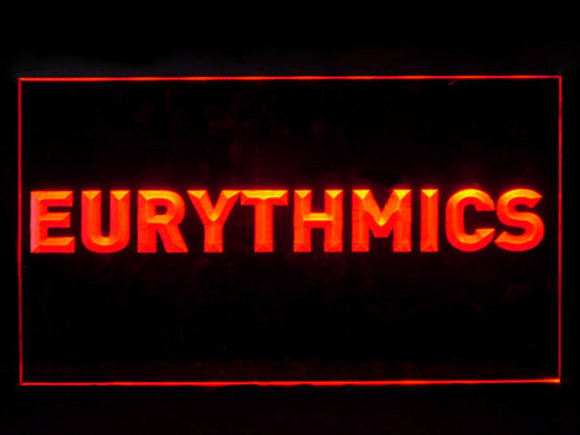 FREE Eurythmics LED Sign - Red - TheLedHeroes