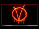 V for Vendetta LED Sign - Orange - TheLedHeroes