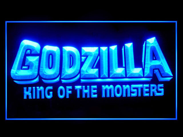 Godzilla King of the Monsters 2 LED Sign -  Blue - TheLedHeroes