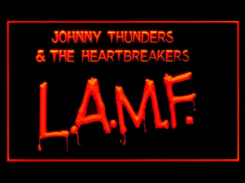 FREE Johnny Thunders Heartbreakers LAMF LED Sign - Red - TheLedHeroes