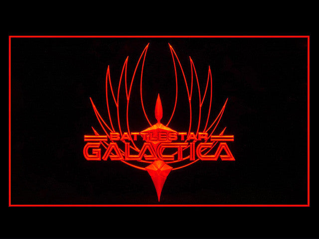 FREE Battlestar Galactica Display LED Sign - Red - TheLedHeroes