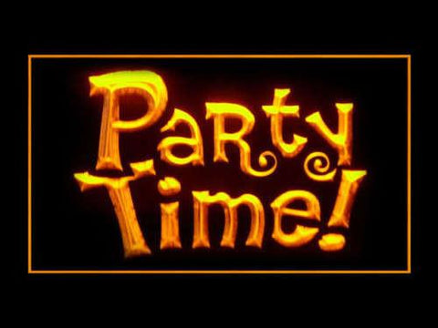 Party Time LED Neon Sign Electrical - Yellow - TheLedHeroes