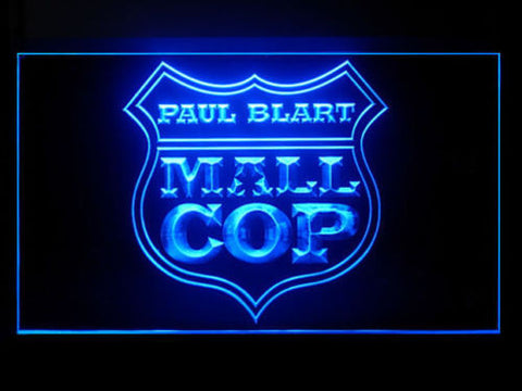 Paul Blart Mall Cop LED Sign - Blue - TheLedHeroes