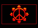 FREE Peace Love Heart-Shaped LED Sign -  - TheLedHeroes