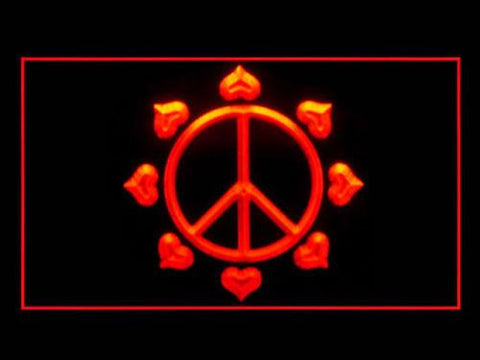 Peace Love Heart-Shaped LED Neon Sign Electrical -  - TheLedHeroes