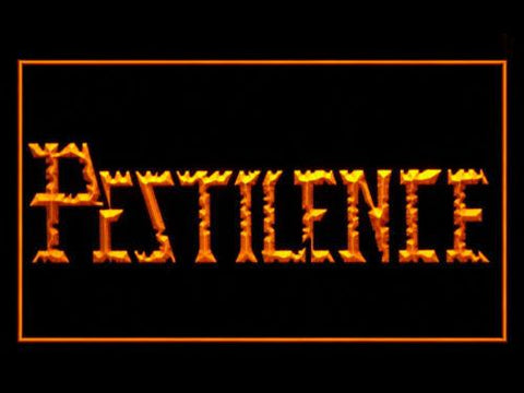 Pestilence LED Neon Sign Electrical - Yellow - TheLedHeroes