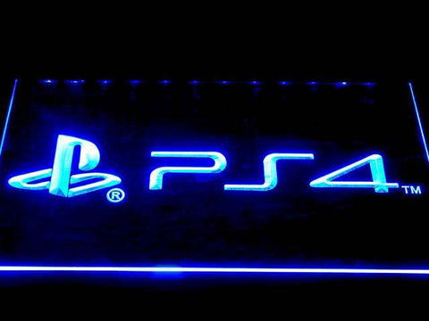 Playstation 4 LED Neon Sign Electrical - Blue - TheLedHeroes
