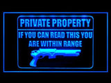 Private Property Within Range LED Neon Sign Electrical -  - TheLedHeroes