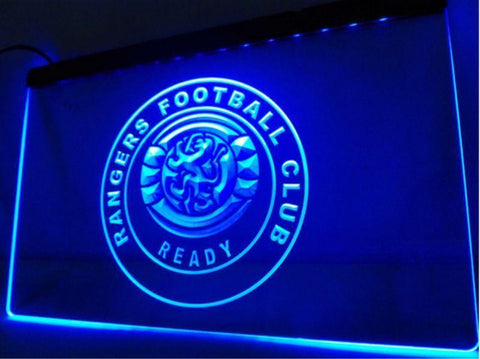 Rangers F.C. LED Neon Sign Electrical - Blue - TheLedHeroes