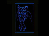 Rouge the Bat LED Sign - Blue - TheLedHeroes