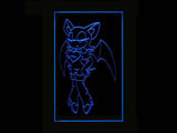 FREE Rouge the Bat LED Sign - Blue - TheLedHeroes