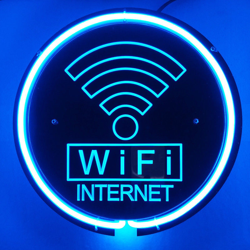 Wifi (2) Neon Light Sign 11"x7" -  - TheLedHeroes