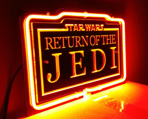 Star Wars Return of the Jedi Neon Light Sign 11"x7" -  - TheLedHeroes
