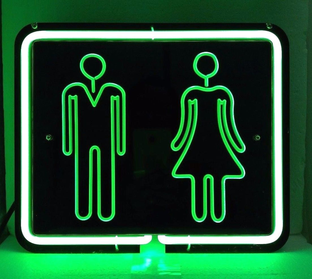 WC Restroom Neon Light Sign 11"x7" -  - TheLedHeroes