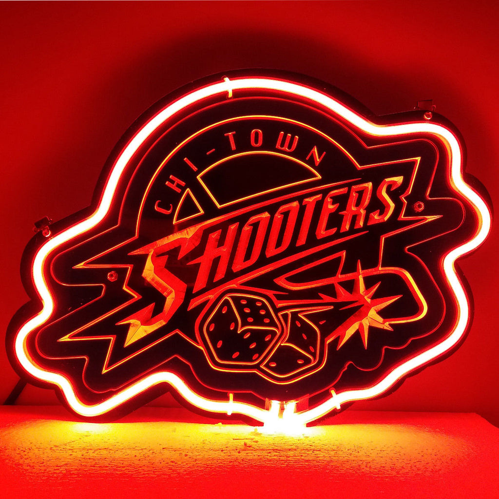 Chi-Town Shooters Neon Light Sign 11"x7" -  - TheLedHeroes