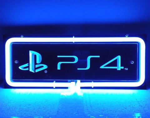 Playstation 4 Neon Light Sign 11"x7" -  - TheLedHeroes