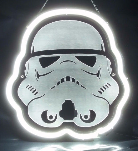 Stormtrooper Neon Light Sign 11"x7" -  - TheLedHeroes