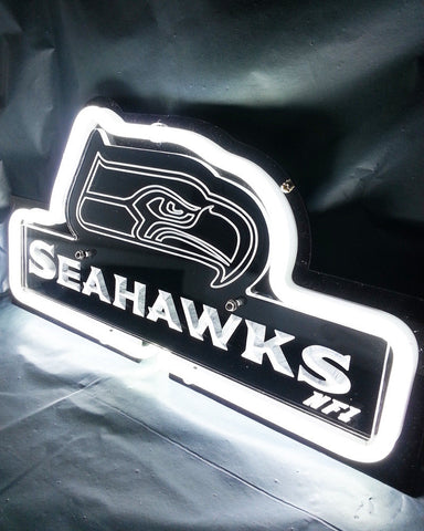 Atlanta Seahawks Neon Light Sign 11"x7" -  - TheLedHeroes