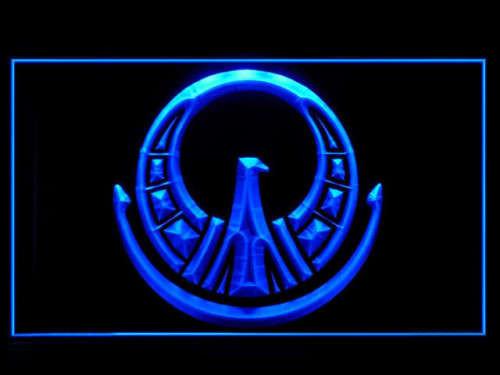 Saint Seiya Athena LED Neon Sign USB - Blue - TheLedHeroes