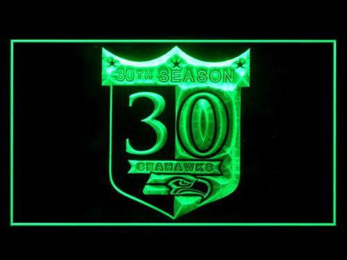 Seattle Seahawk 30th Anniversary LED Neon Sign Electrical -  - TheLedHeroes