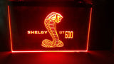 FREE Shelby Cobra GT500 LED Sign - Red - TheLedHeroes