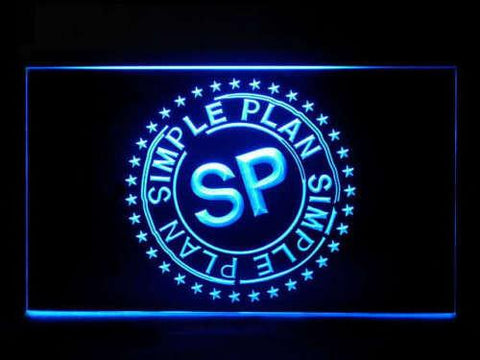 Simple Plan LED Neon Sign Electrical - Blue - TheLedHeroes