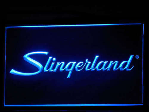 Slingerland Drum Company LED Sign - Blue - TheLedHeroes