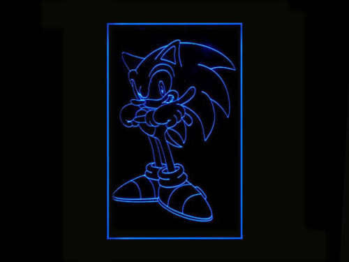 FREE Sonic the Hedgehog LED Sign -  - TheLedHeroes