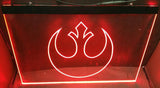 Star Wars Rebel Alliance LED Neon Sign USB - Red - TheLedHeroes