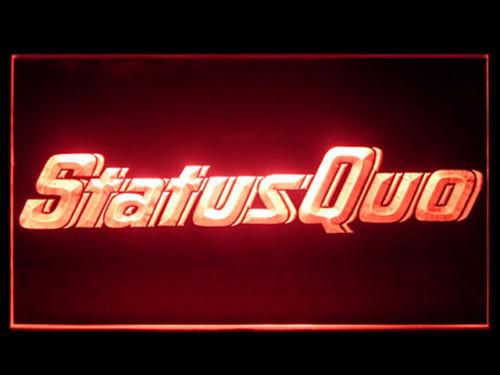 Status Quo LED Neon Sign USB - Red - TheLedHeroes