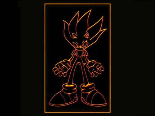 Super Sonic LED Neon Sign Electrical - Orange - TheLedHeroes