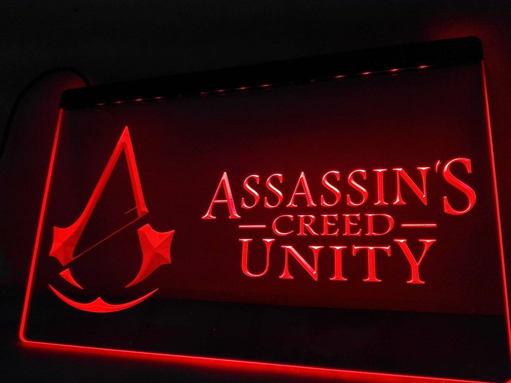 Assassin's Creed Unity LED Neon Sign Electrical - Red - TheLedHeroes