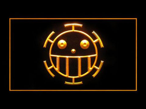 TRAFALGAR LAW ONE PIECE LED Neon Sign Electrical - Yellow - TheLedHeroes