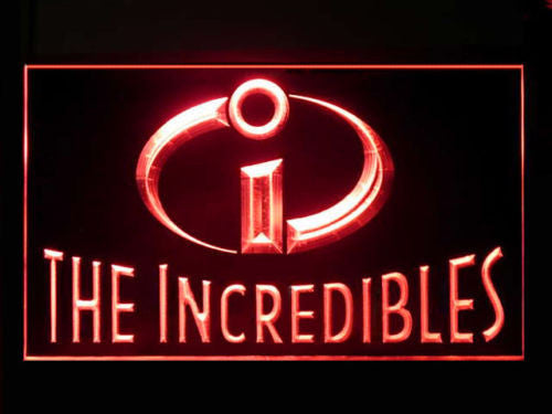 FREE The Incredibles LED Sign - Red - TheLedHeroes