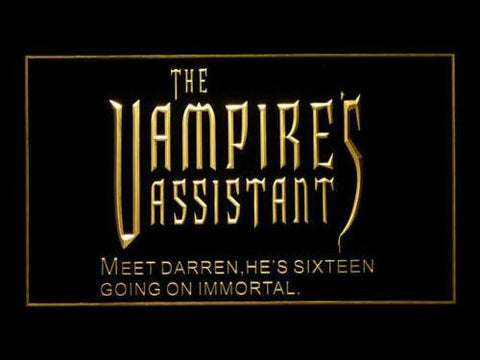 The Vampire's Assistant LED Neon Sign USB - Yellow - TheLedHeroes