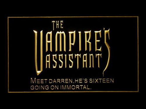 The Vampire's Assistant LED Sign - Yellow - TheLedHeroes