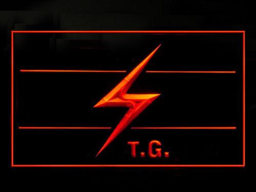 Throbbing Gristle LED Neon Sign Electrical - Red - TheLedHeroes