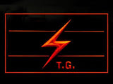 Throbbing Gristle LED Neon Sign Electrical - Red - TheLedHeroes