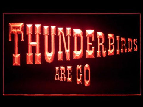 Thunderbirds Are Go LED Neon Sign USB - Red - TheLedHeroes