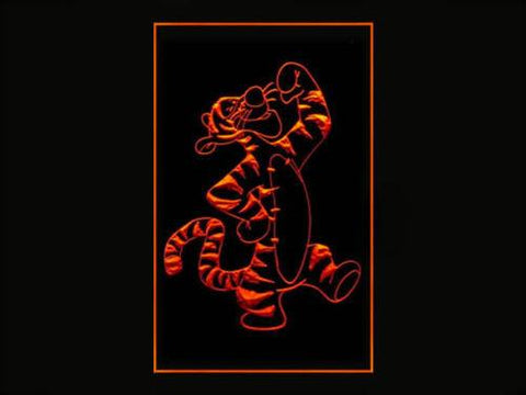 Tigger LED Neon Sign Electrical - Orange - TheLedHeroes