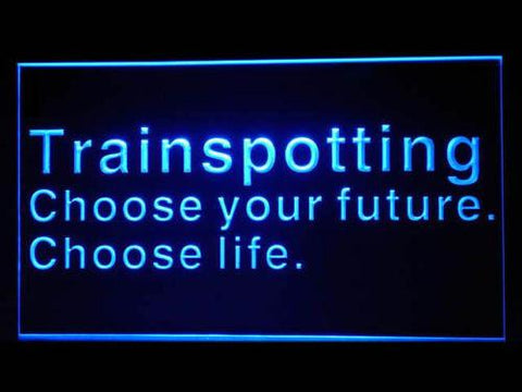 Trainspotting LED Neon Sign USB - Blue - TheLedHeroes
