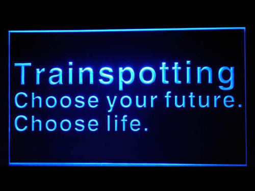 FREE Trainspotting LED Sign - Blue - TheLedHeroes
